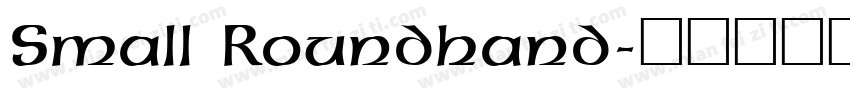Small Roundhand字体转换